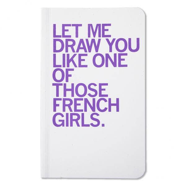 French Girls Notebook - Adult & Kids T-Shirts, Sweatshirts & Hoodies apparel design preview 1