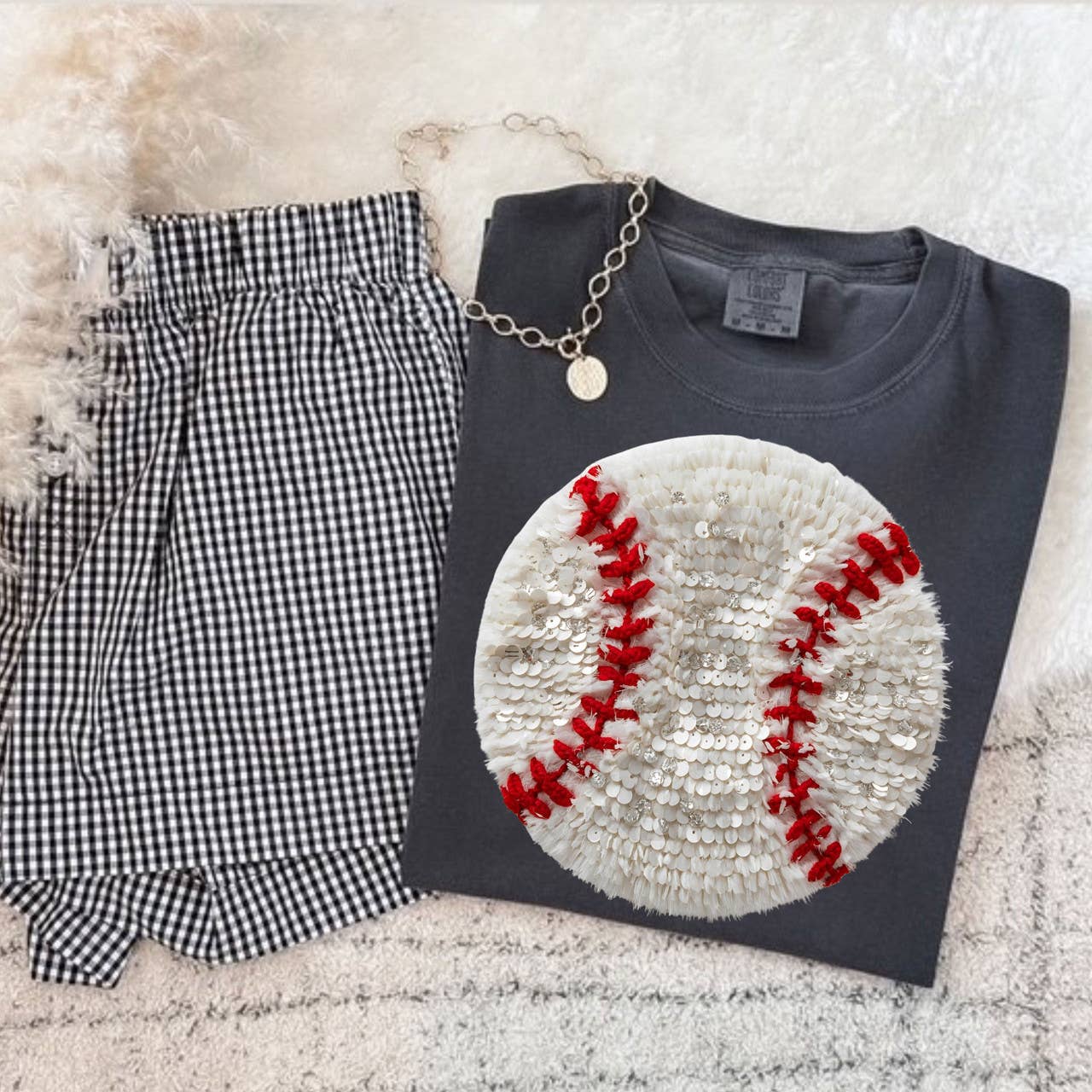 Faux Yarn Baseball - Adult & Kids T-Shirts, Sweatshirts & Hoodies apparel design preview 1