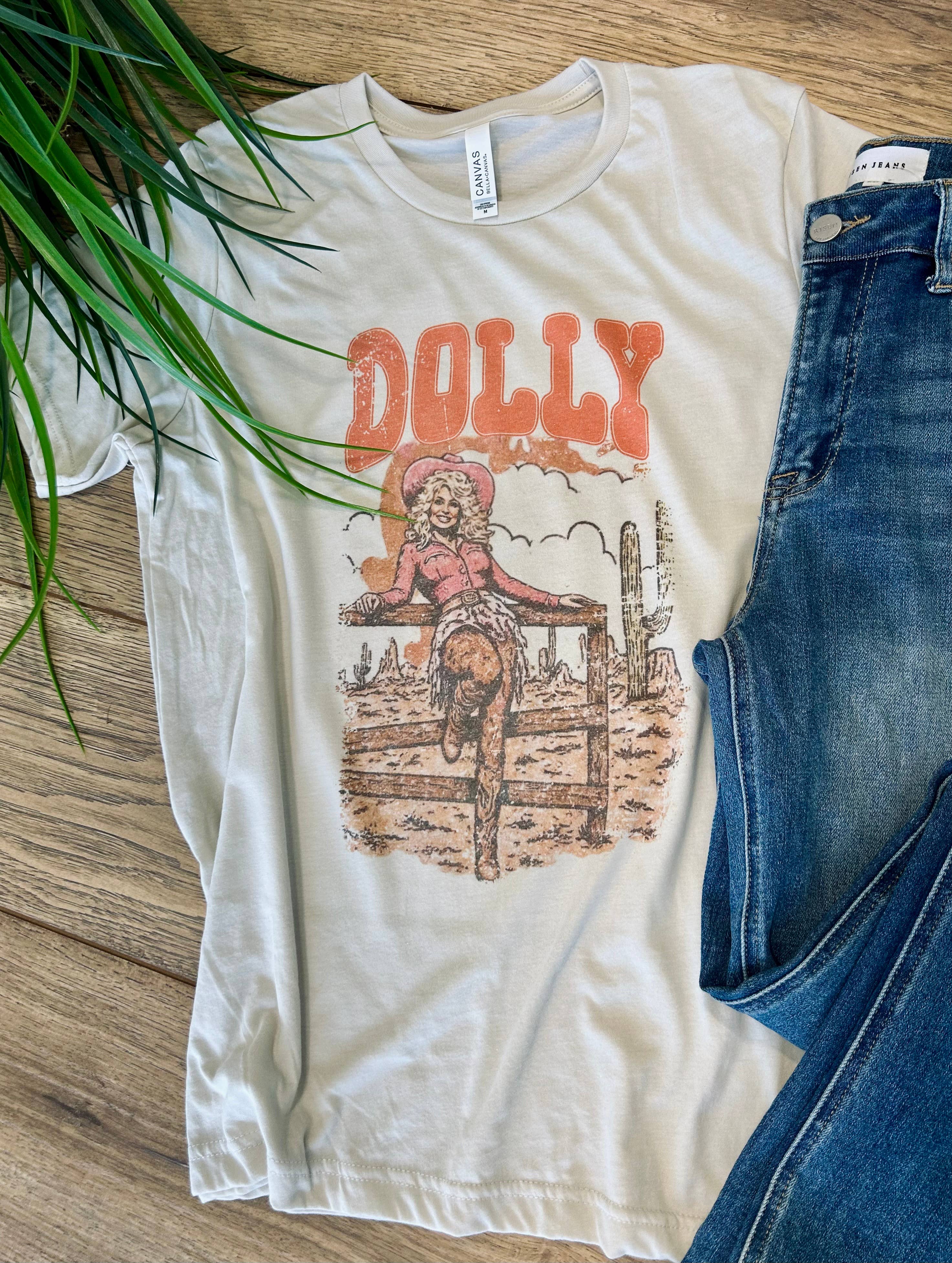 Cowgirl Dolly Graphic - Adult & Kids T-Shirts, Sweatshirts & Hoodies apparel design preview 1