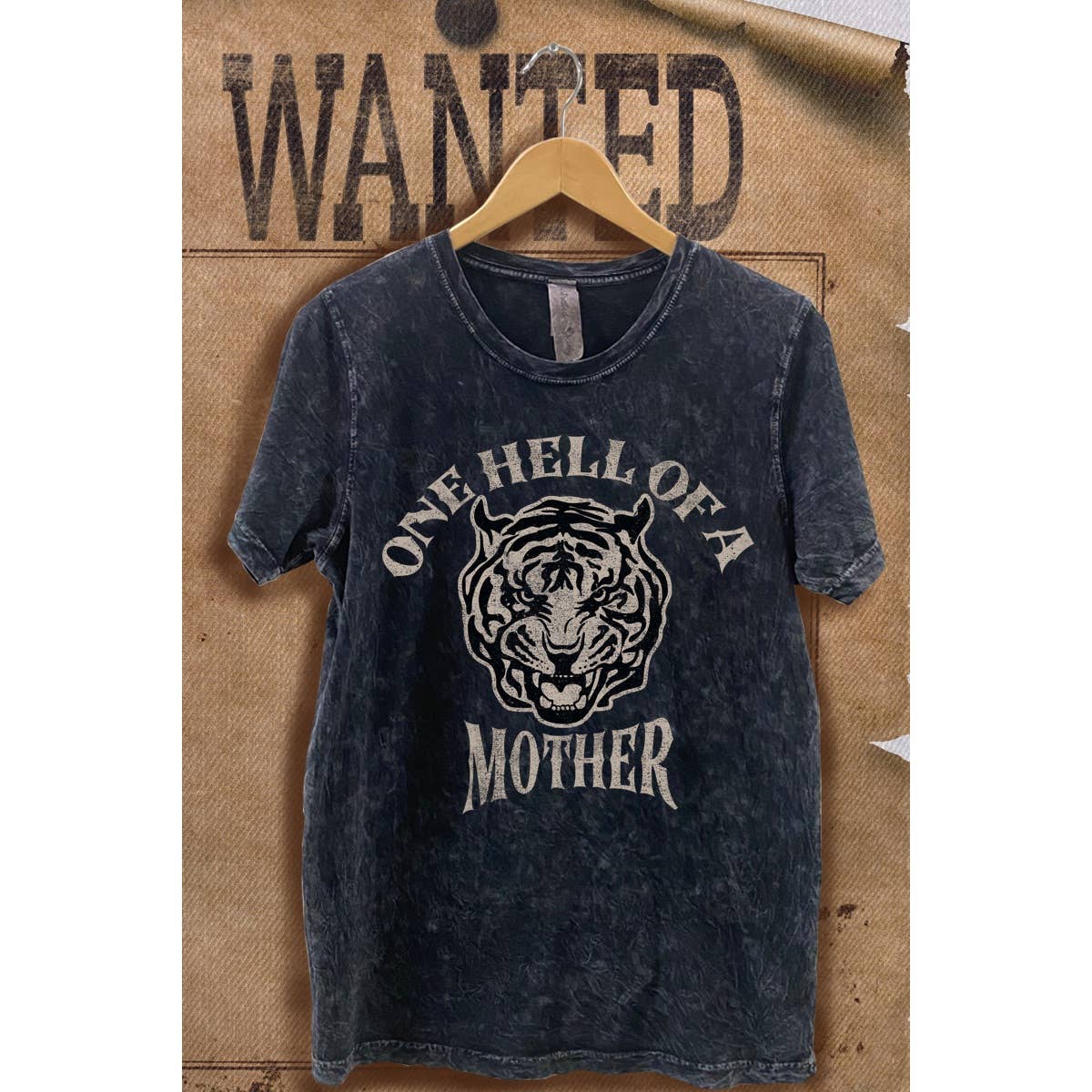 One Hell of A Mother Vintage Mineral Wash Graphic - Adult & Kids T-Shirts, Sweatshirts & Hoodies apparel design preview 1