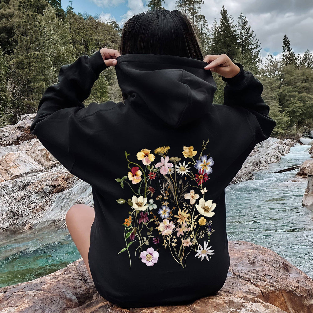 Clover Meadow Pressed Flower - Adult & Kids T-Shirts, Sweatshirts & Hoodies apparel design preview 1