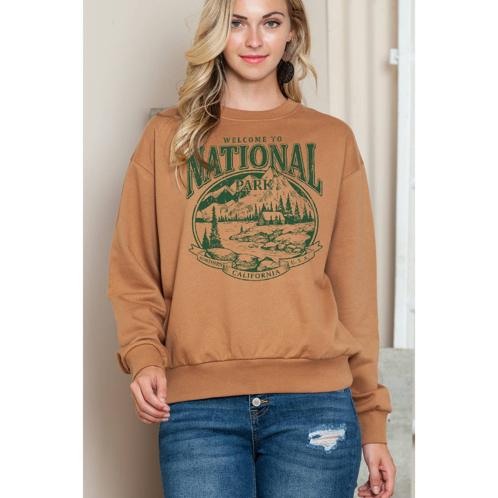 National Park Crewneck Sweat - Adult & Kids T-Shirts, Sweatshirts & Hoodies apparel design preview 1