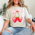 Coquette Strawberries Graphic Gildan - Adult & Kids T-Shirts, Sweatshirts & Hoodies apparel design preview 1
