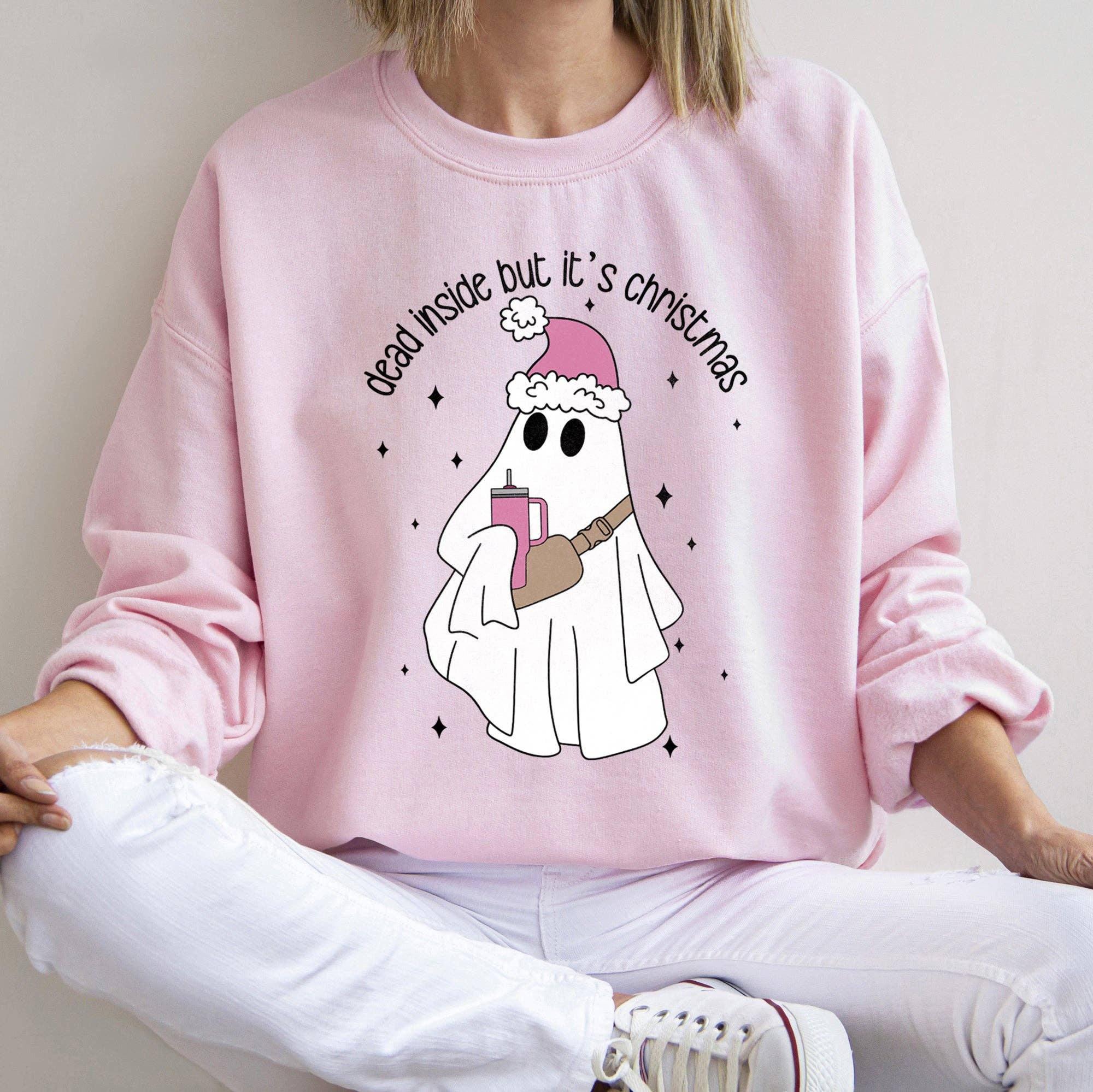 Dead Inside But It's Christmas Retro - Adult & Kids T-Shirts, Sweatshirts & Hoodies apparel design preview 1
