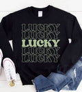 Lucky x5 St. Patrick's Day Luck Cute Fun Irish - Adult & Kids T-Shirts, Sweatshirts & Hoodies apparel design preview 1