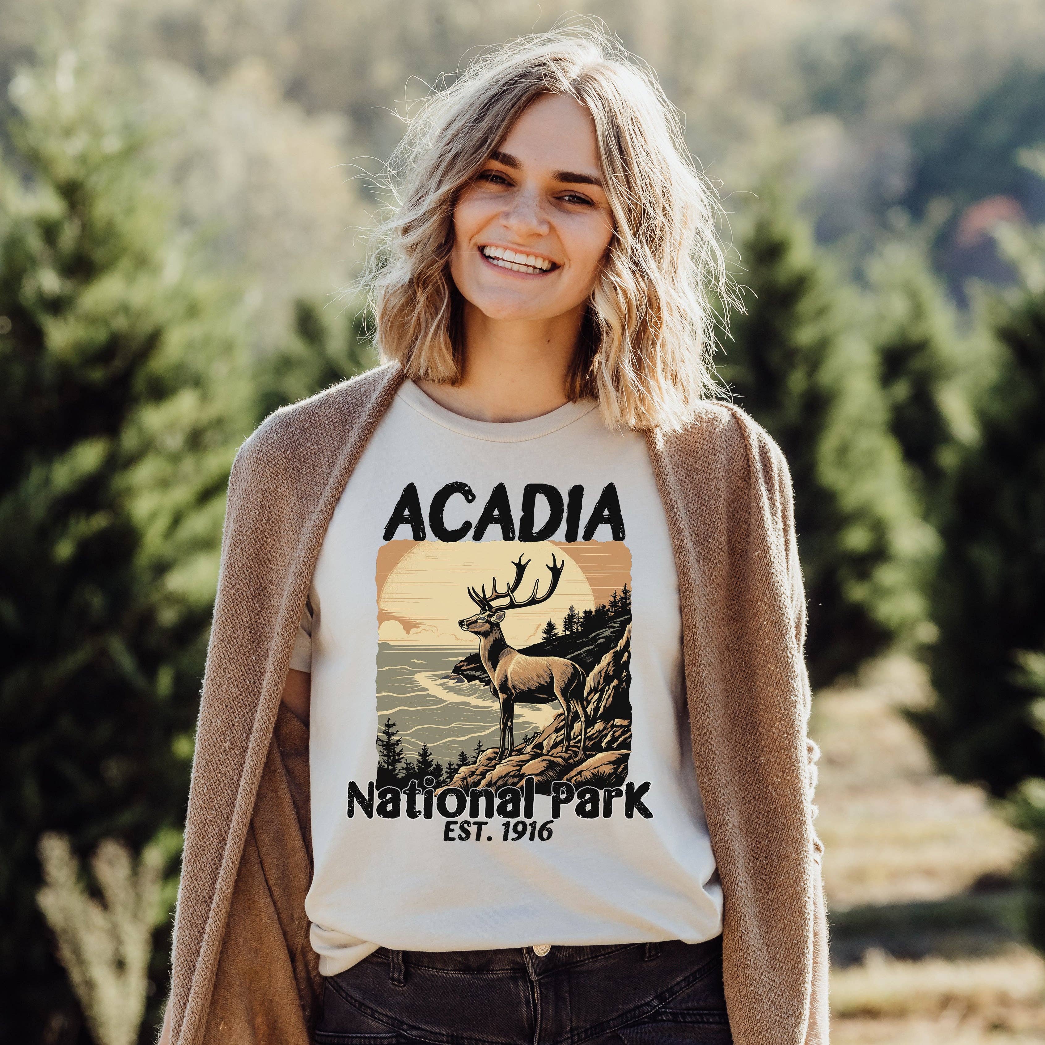 Acadia National Park Sizes XS-2XL - Adult & Kids T-Shirts, Sweatshirts & Hoodies apparel design preview 1