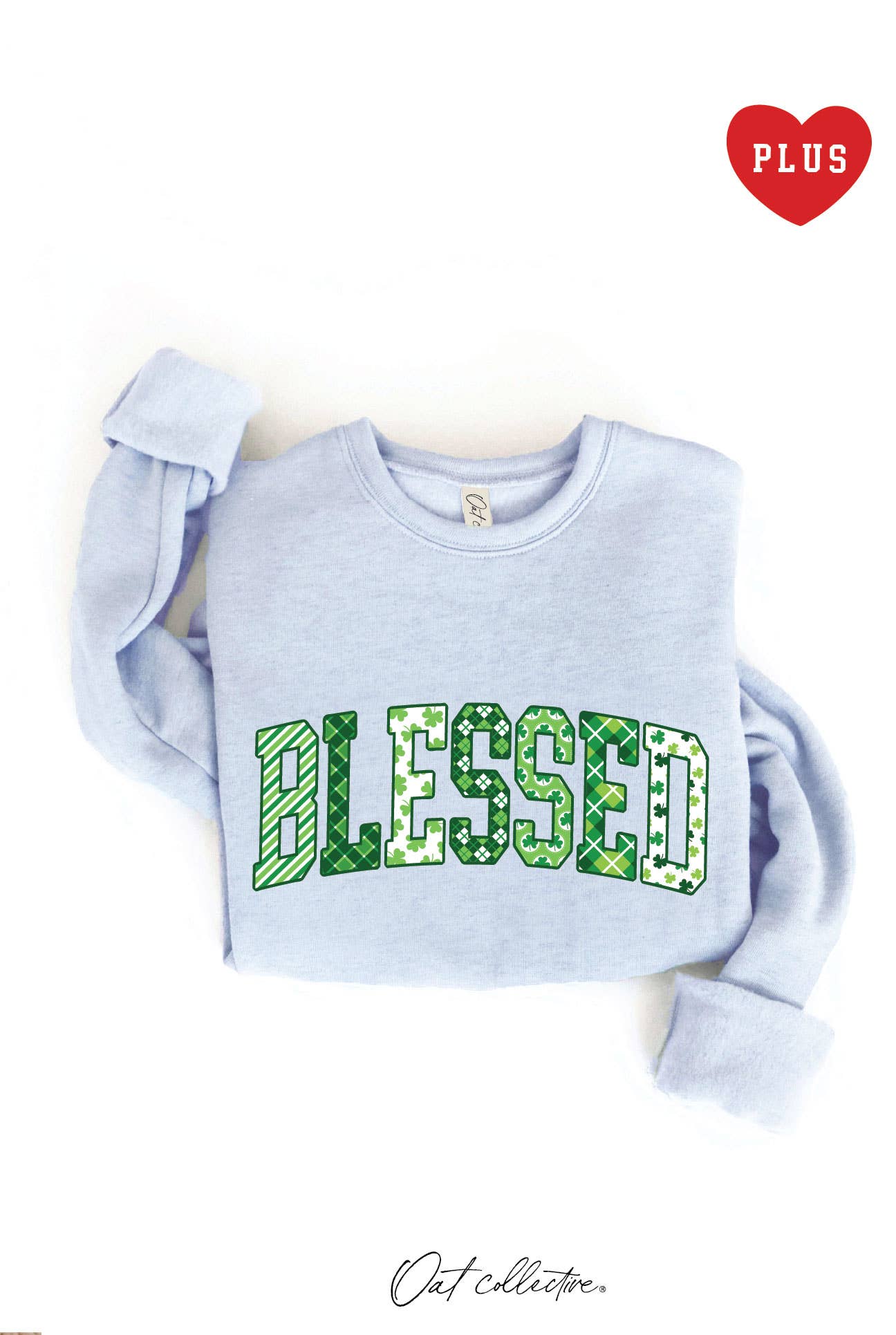 Blessed with Pattern Plus Graphic - Adult & Kids T-Shirts, Sweatshirts & Hoodies apparel design preview 1