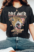 Dreamer Rock and Roll Leopard Mineral Graphic - Adult & Kids T-Shirts, Sweatshirts & Hoodies apparel design preview 1