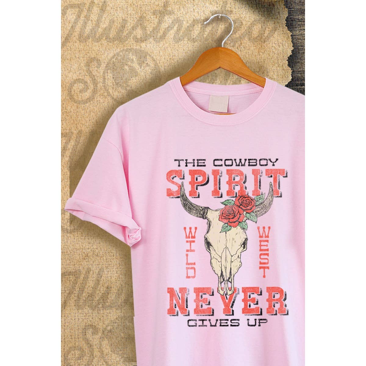 The Cowboy Spirit Vintage Graphic - Adult & Kids T-Shirts, Sweatshirts & Hoodies apparel design preview 1