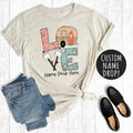 Custom Name Drop Summer Vacation Love Camping Graphic - Adult & Kids T-Shirts, Sweatshirts & Hoodies apparel design preview 1