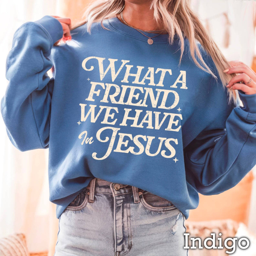 What A Friend We Have in Jesus Christian Graphic - Adult & Kids T-Shirts, Sweatshirts & Hoodies apparel design preview 1