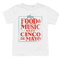 Cinco De Mayo Food Music - Adult & Kids T-Shirts, Sweatshirts & Hoodies apparel design preview 1
