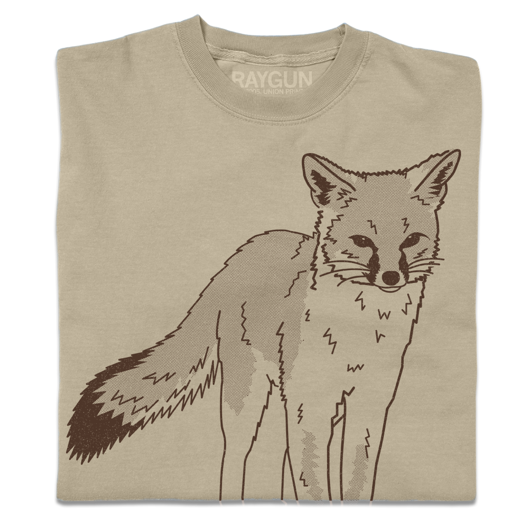 Gray Fox Heavyweight - Adult & Kids T-Shirts, Sweatshirts & Hoodies apparel design preview 1