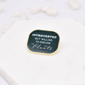 Introverted Plant Enamel Pin - Adult & Kids T-Shirts, Sweatshirts & Hoodies apparel design preview 1