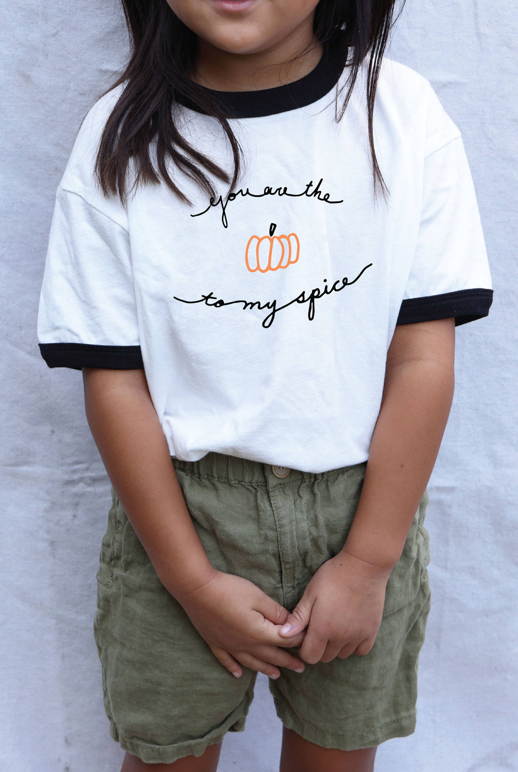 You Are the Pumpkin To My Spice Toddler Unisex Ringer - Adult & Kids T-Shirts, Sweatshirts & Hoodies apparel design preview 1