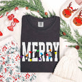 White Merry with Lights - Adult & Kids T-Shirts, Sweatshirts & Hoodies apparel design preview 1