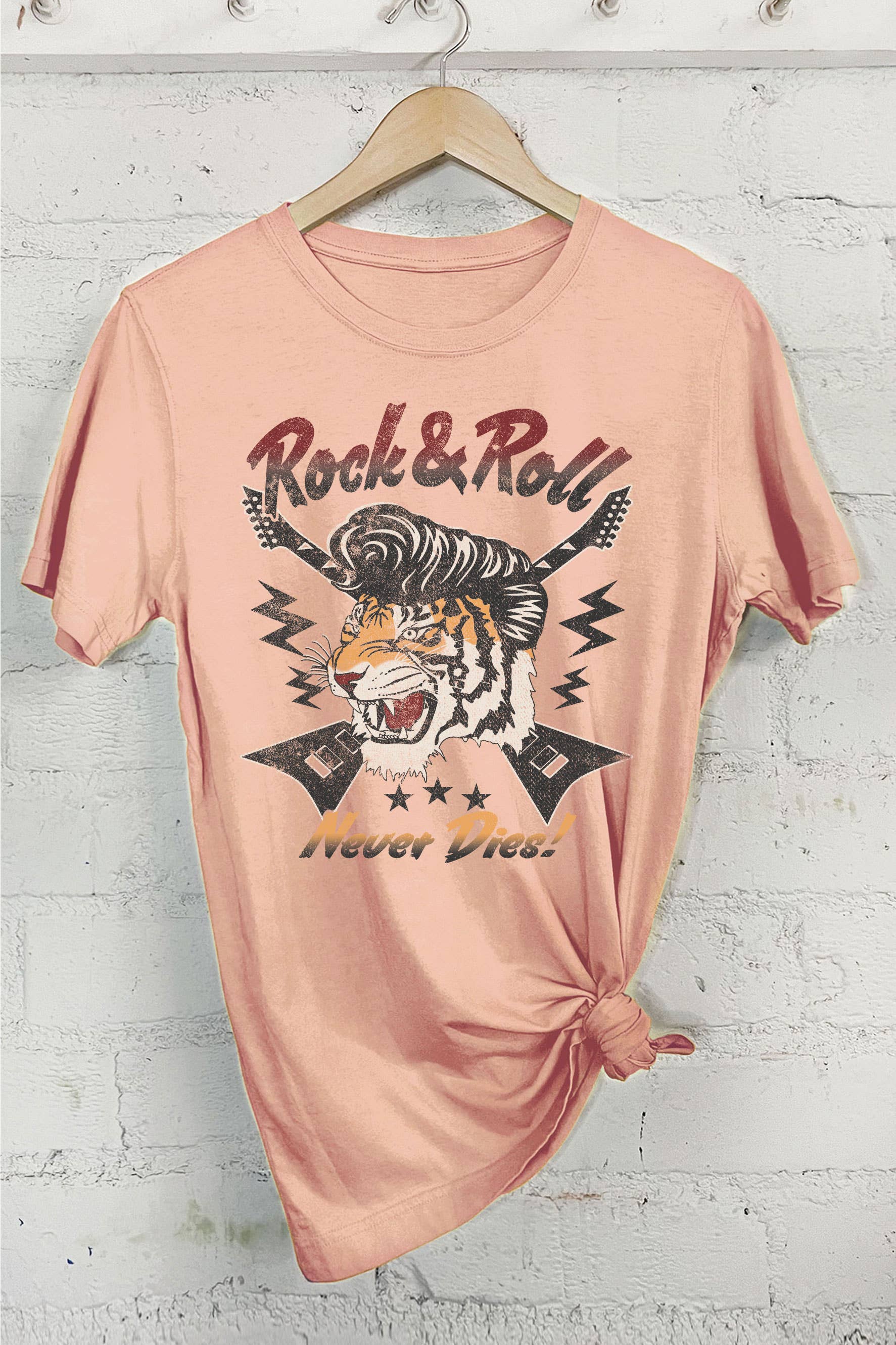Rock and Roll Tiger Graphic - Adult & Kids T-Shirts, Sweatshirts & Hoodies apparel design preview 1