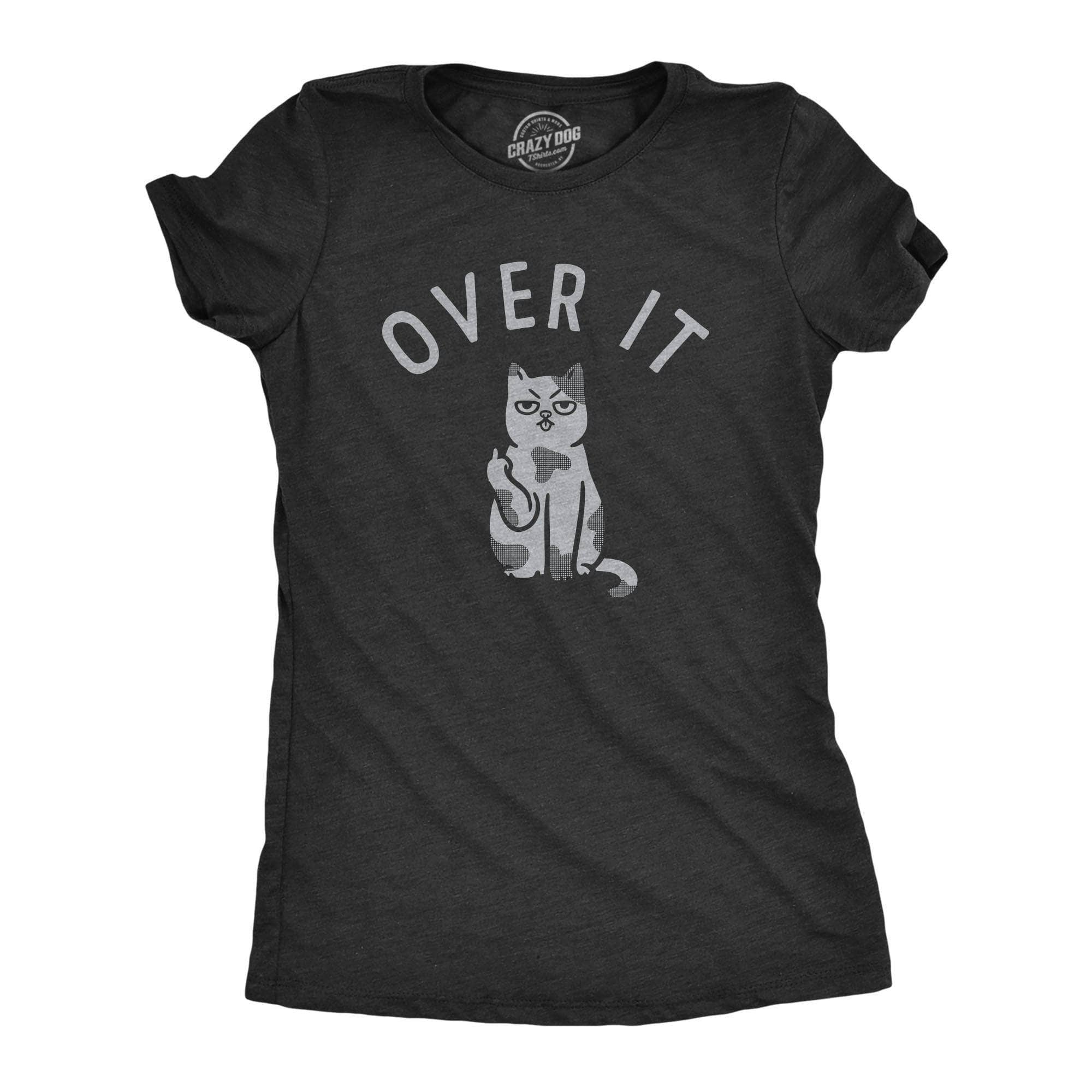 Over It Cat Women's Graphic Western Plus Size - Adult & Kids T-Shirts, Sweatshirts & Hoodies apparel design preview 1