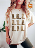 Country Boots Western - Adult & Kids T-Shirts, Sweatshirts & Hoodies apparel design preview 1