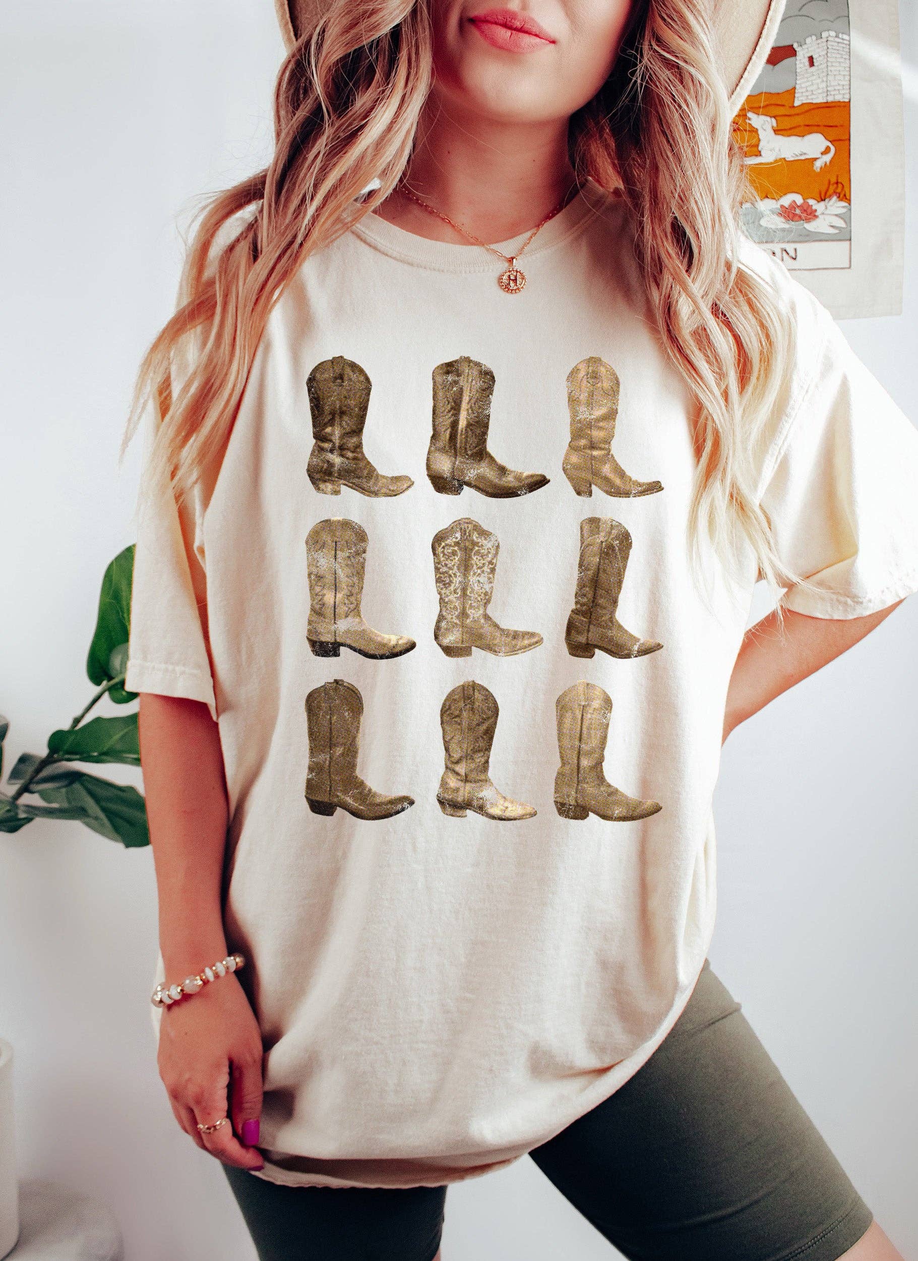 Country Boots Western - Adult & Kids T-Shirts, Sweatshirts & Hoodies apparel design preview 1