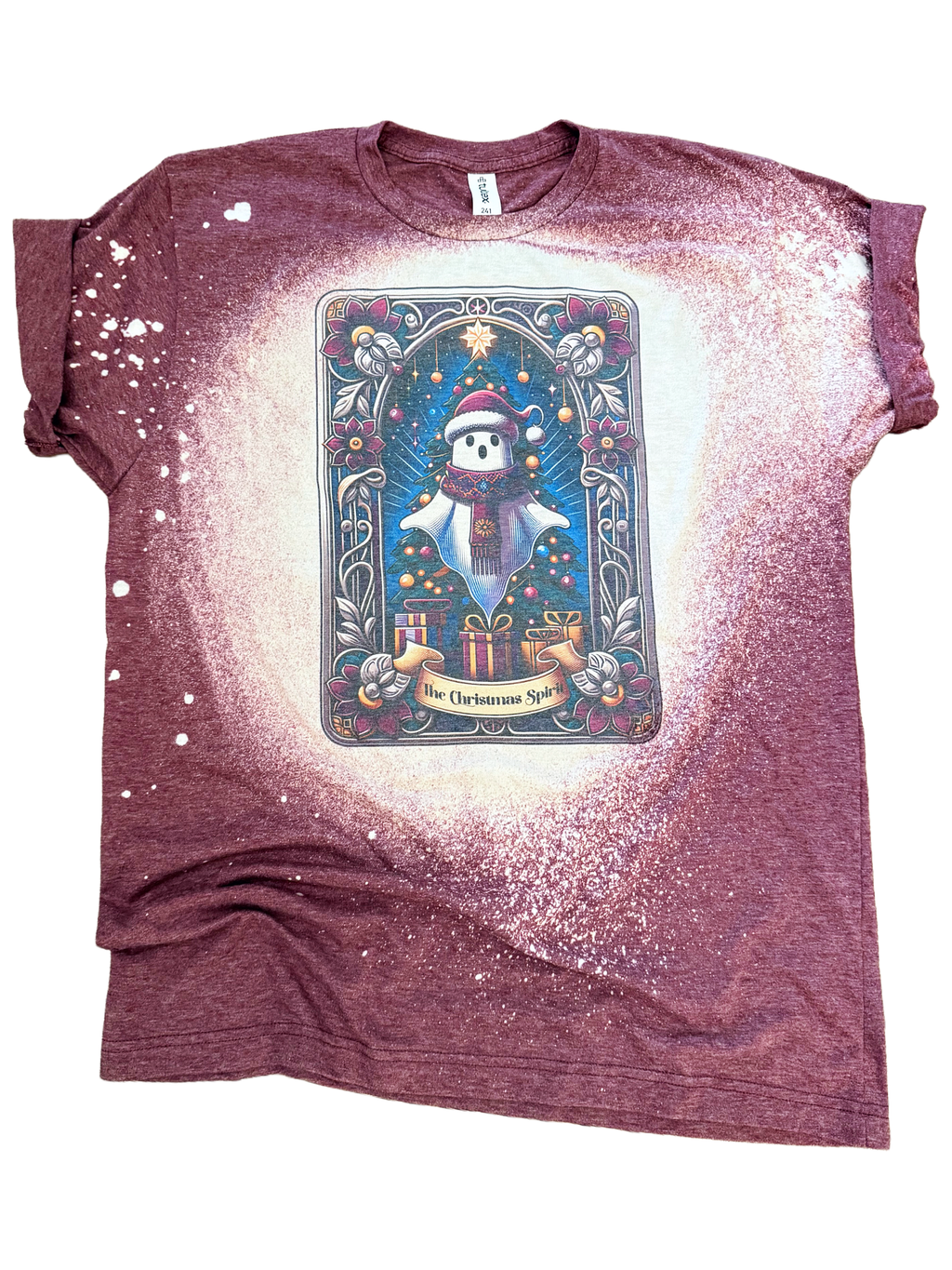 The Christmas Spirit Ghost Tarot Card - Adult & Kids T-Shirts, Sweatshirts & Hoodies apparel design preview 1