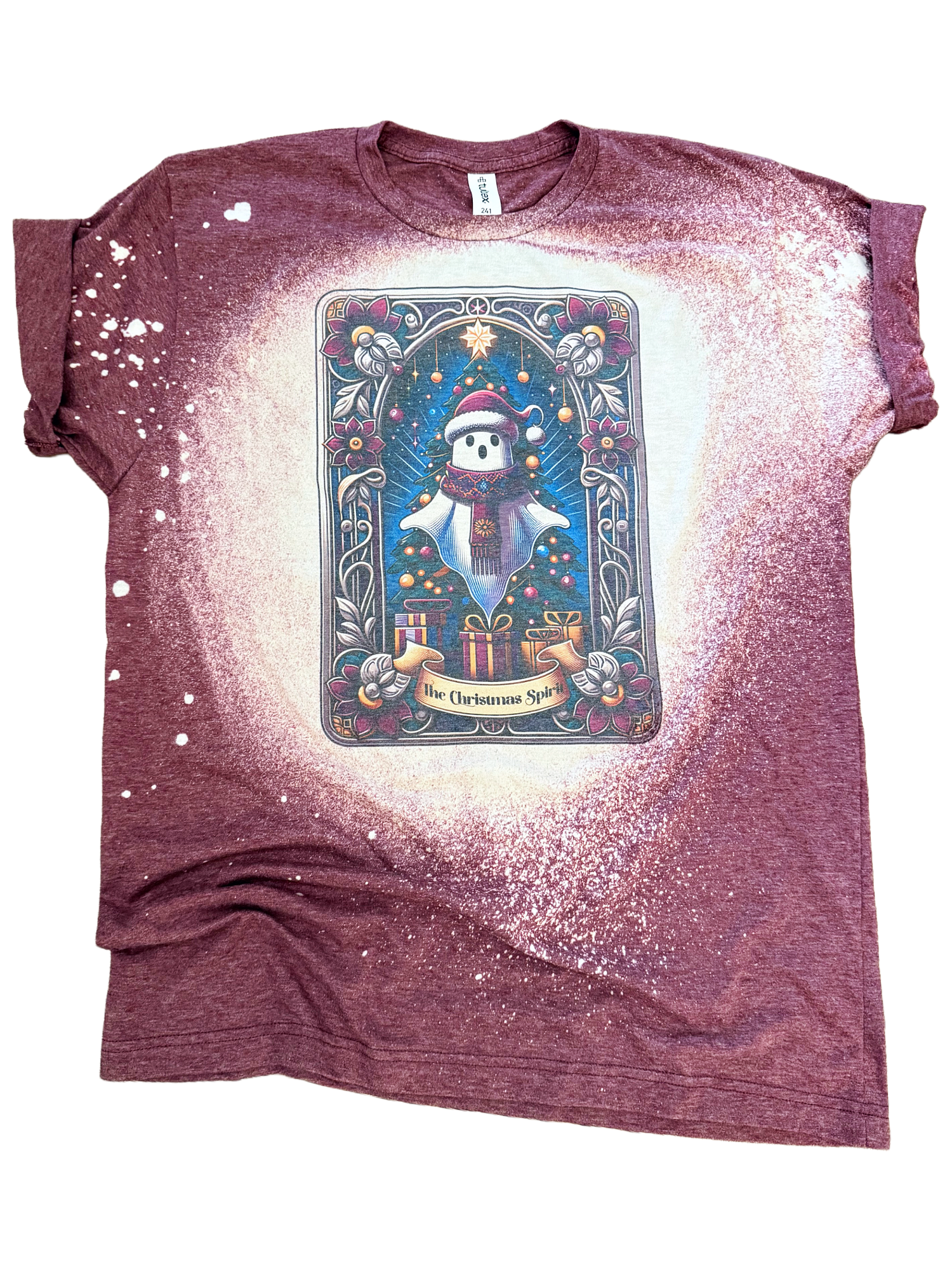 The Christmas Spirit Ghost Tarot Card - Adult & Kids T-Shirts, Sweatshirts & Hoodies apparel design preview 1