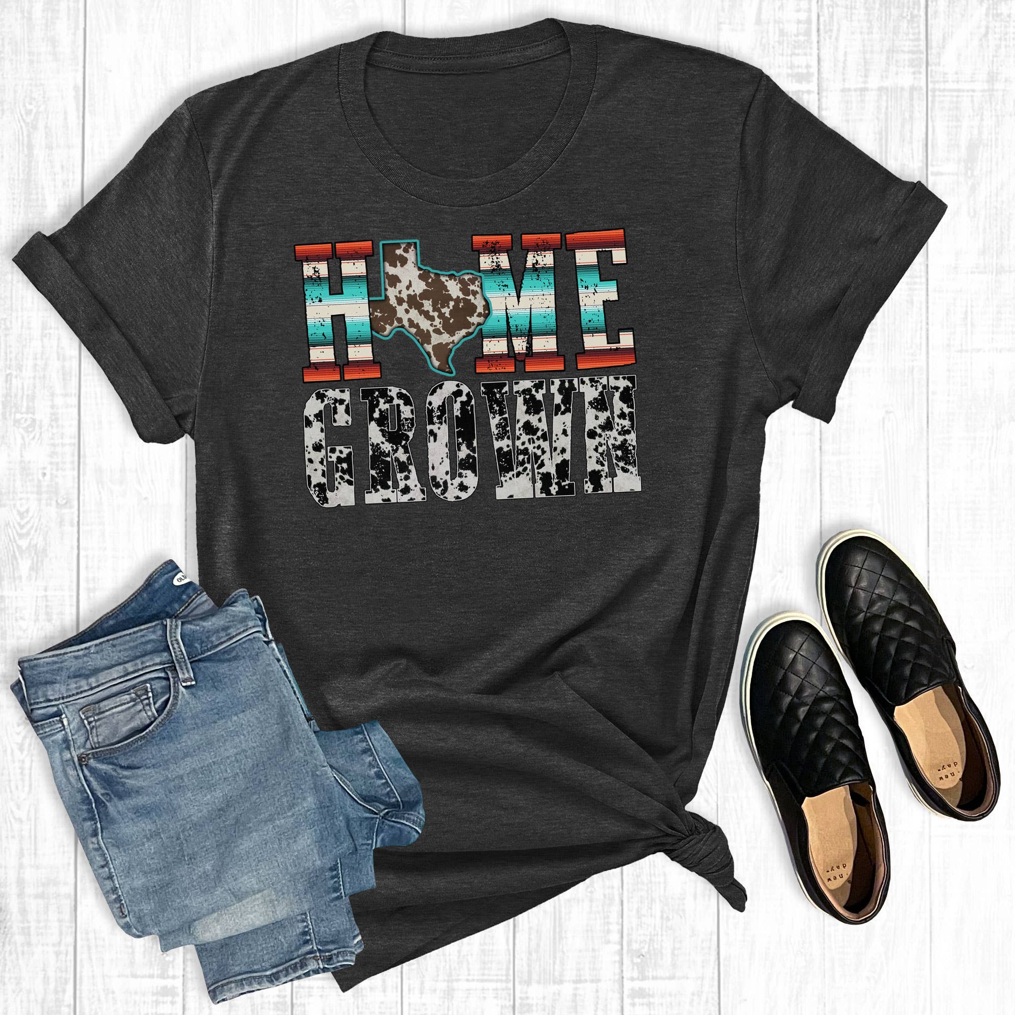 Serape Home Grown Texas - Adult & Kids T-Shirts, Sweatshirts & Hoodies apparel design preview 1