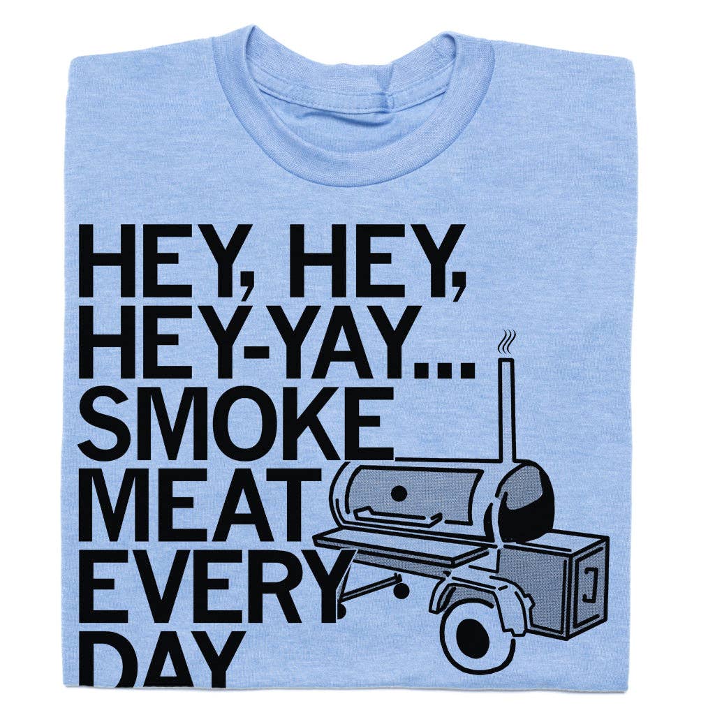 Smoke Meat Every Day - Adult & Kids T-Shirts, Sweatshirts & Hoodies apparel design preview 1