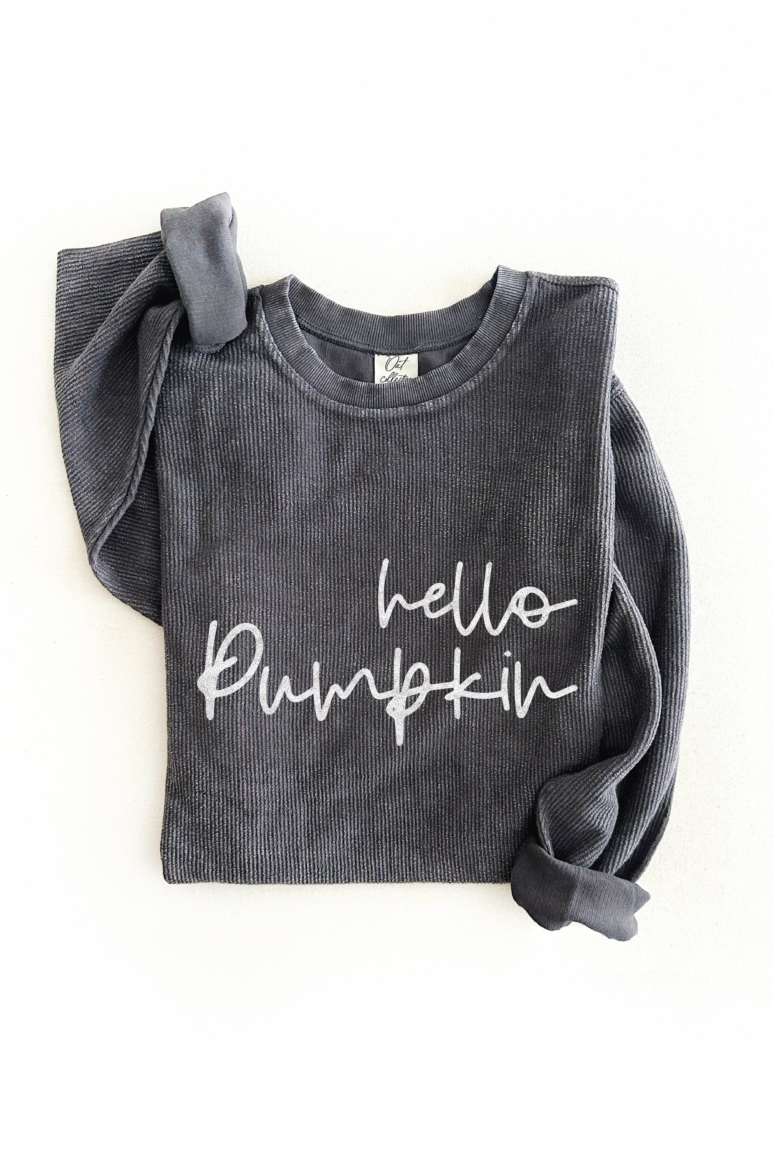 Hello Pumpkin Thermal Vintage - Adult & Kids T-Shirts, Sweatshirts & Hoodies apparel design preview 1