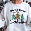 Rocking Around the Christmas Tree Crewneck - Adult & Kids T-Shirts, Sweatshirts & Hoodies apparel design preview 1