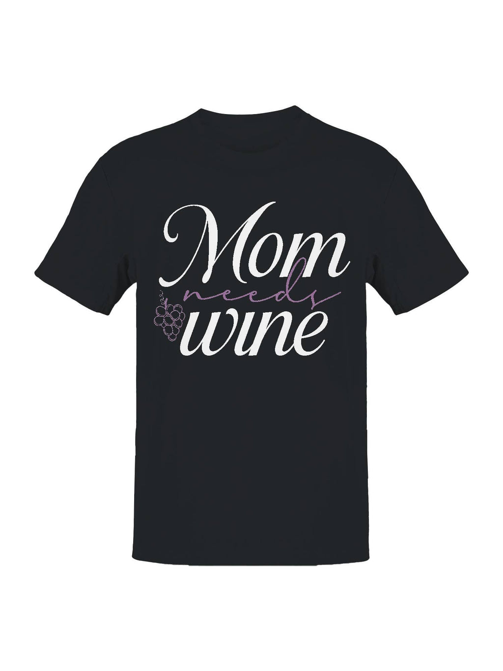 Wine Time For Moms Women's - Adult & Kids T-Shirts, Sweatshirts & Hoodies apparel design preview 1