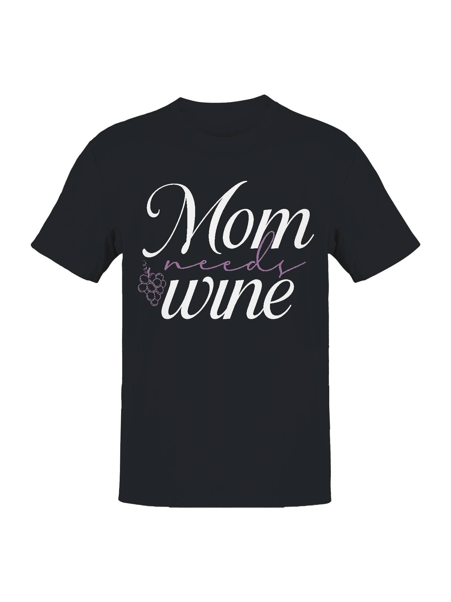 Wine Time For Moms Women's - Adult & Kids T-Shirts, Sweatshirts & Hoodies apparel design preview 1