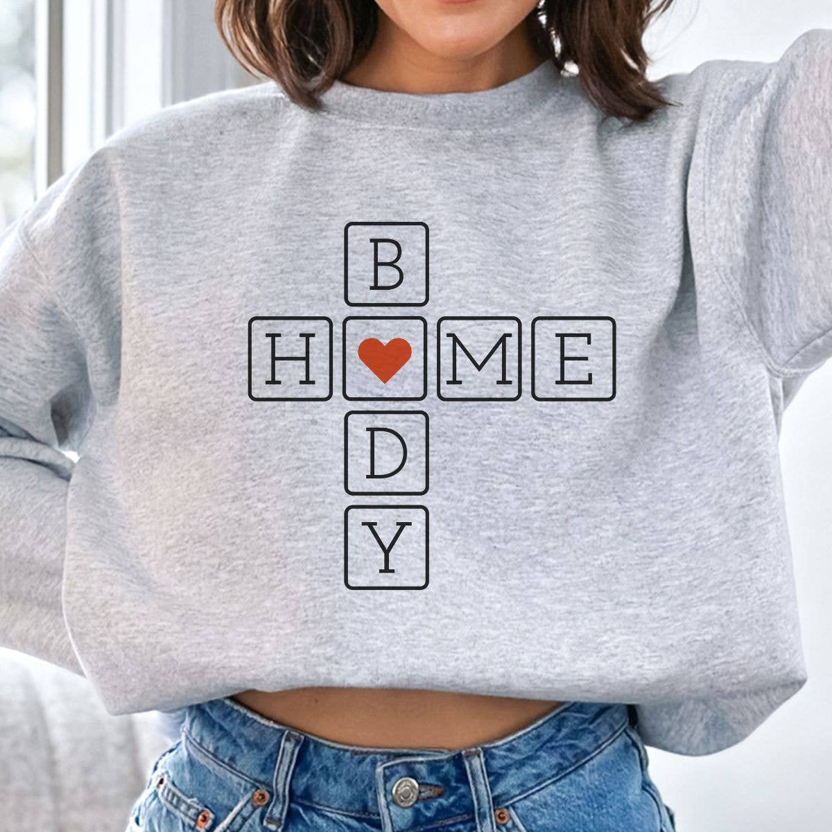 Home Body Introvert Heart Cozy - Adult & Kids T-Shirts, Sweatshirts & Hoodies apparel design preview 1