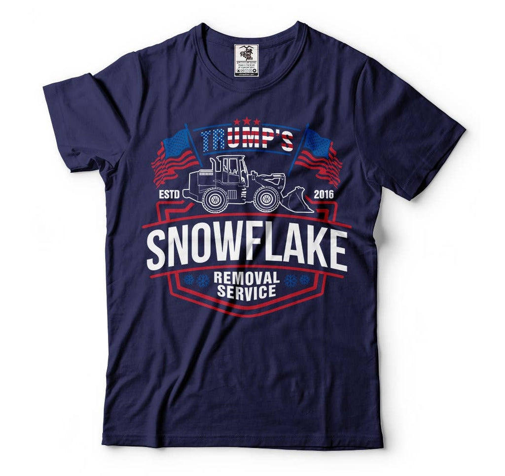 Trump's Snowflake Removal Service 2020 Political - Adult & Kids T-Shirts, Sweatshirts & Hoodies apparel design preview 1