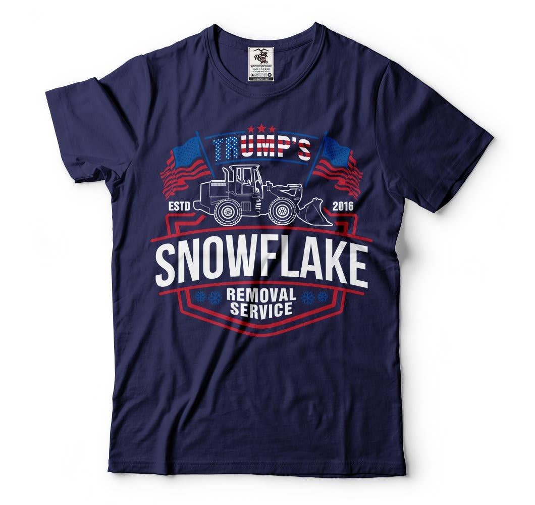Trump's Snowflake Removal Service 2020 Political - Adult & Kids T-Shirts, Sweatshirts & Hoodies apparel design preview 1