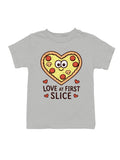 Heart Pizza Love At First Slice Youth's - Adult & Kids T-Shirts, Sweatshirts & Hoodies apparel design preview 1
