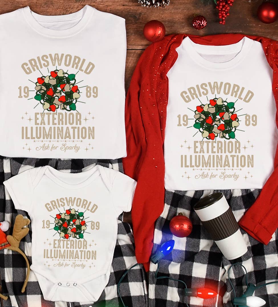 Grisworld 1989 Exterior Illumination Christmas - Adult & Kids T-Shirts, Sweatshirts & Hoodies apparel design preview 1