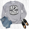 Retro Checkered Track Mama Graphic - Adult & Kids T-Shirts, Sweatshirts & Hoodies apparel design preview 1