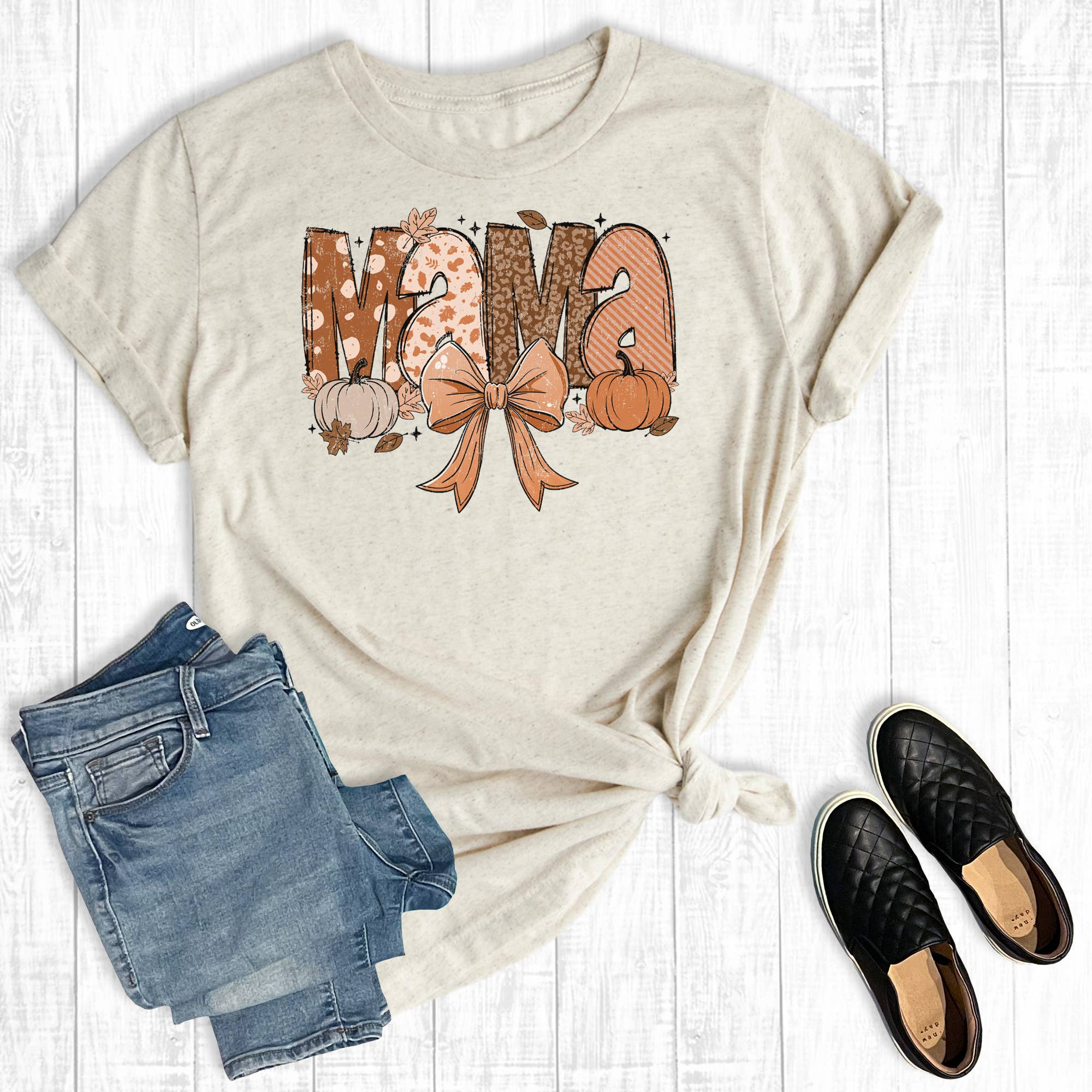 Fall Mama Graphic - Adult & Kids T-Shirts, Sweatshirts & Hoodies apparel design preview 1