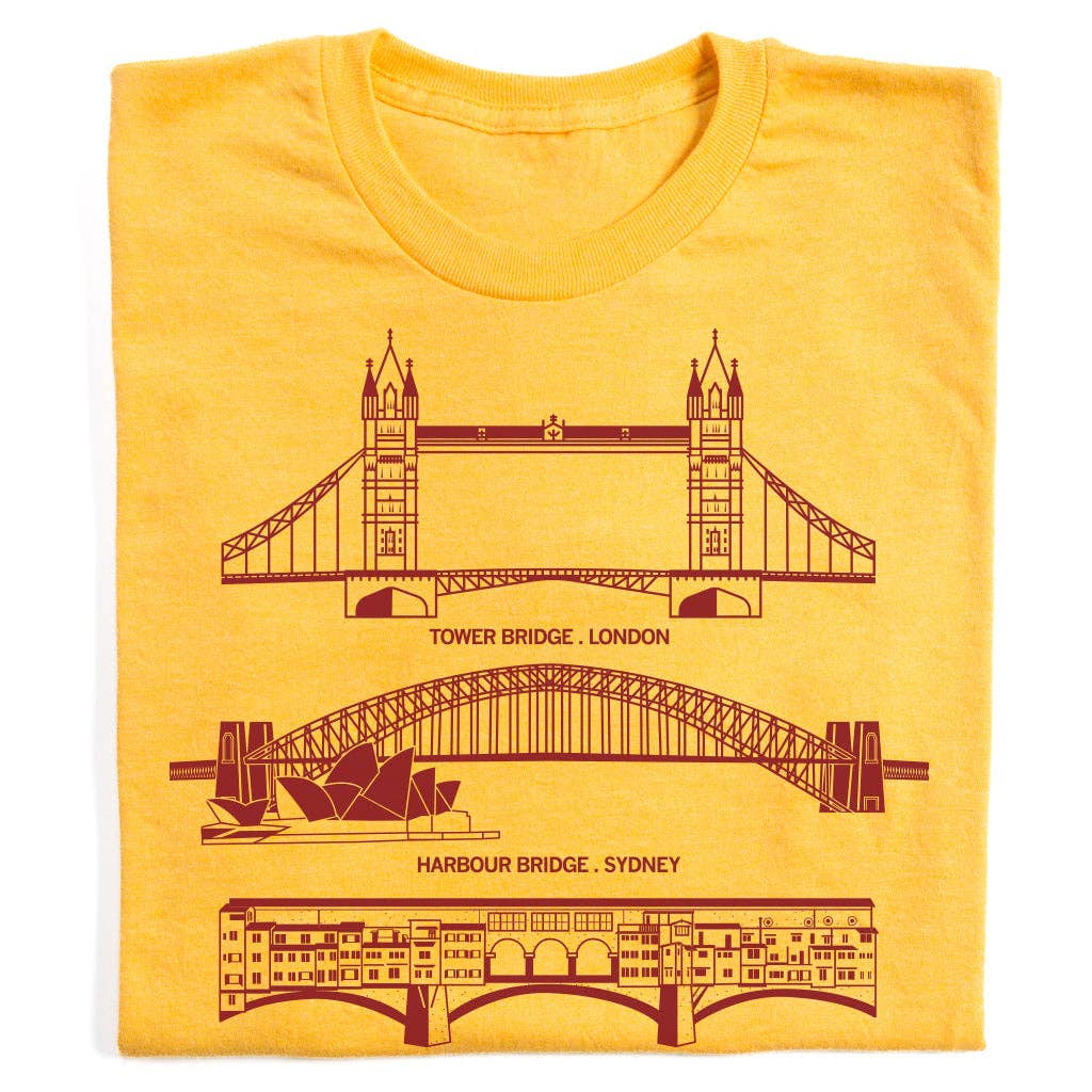 Famous Bridges - Adult & Kids T-Shirts, Sweatshirts & Hoodies apparel design preview 1