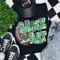Green Football Leopard Sequin - Adult & Kids T-Shirts, Sweatshirts & Hoodies apparel design preview 1