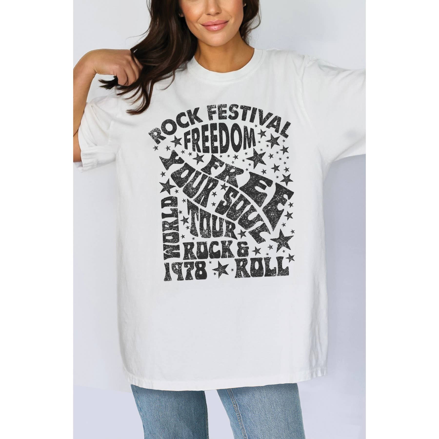 Unisex Oversized Freedom - Adult & Kids T-Shirts, Sweatshirts & Hoodies apparel design preview 1