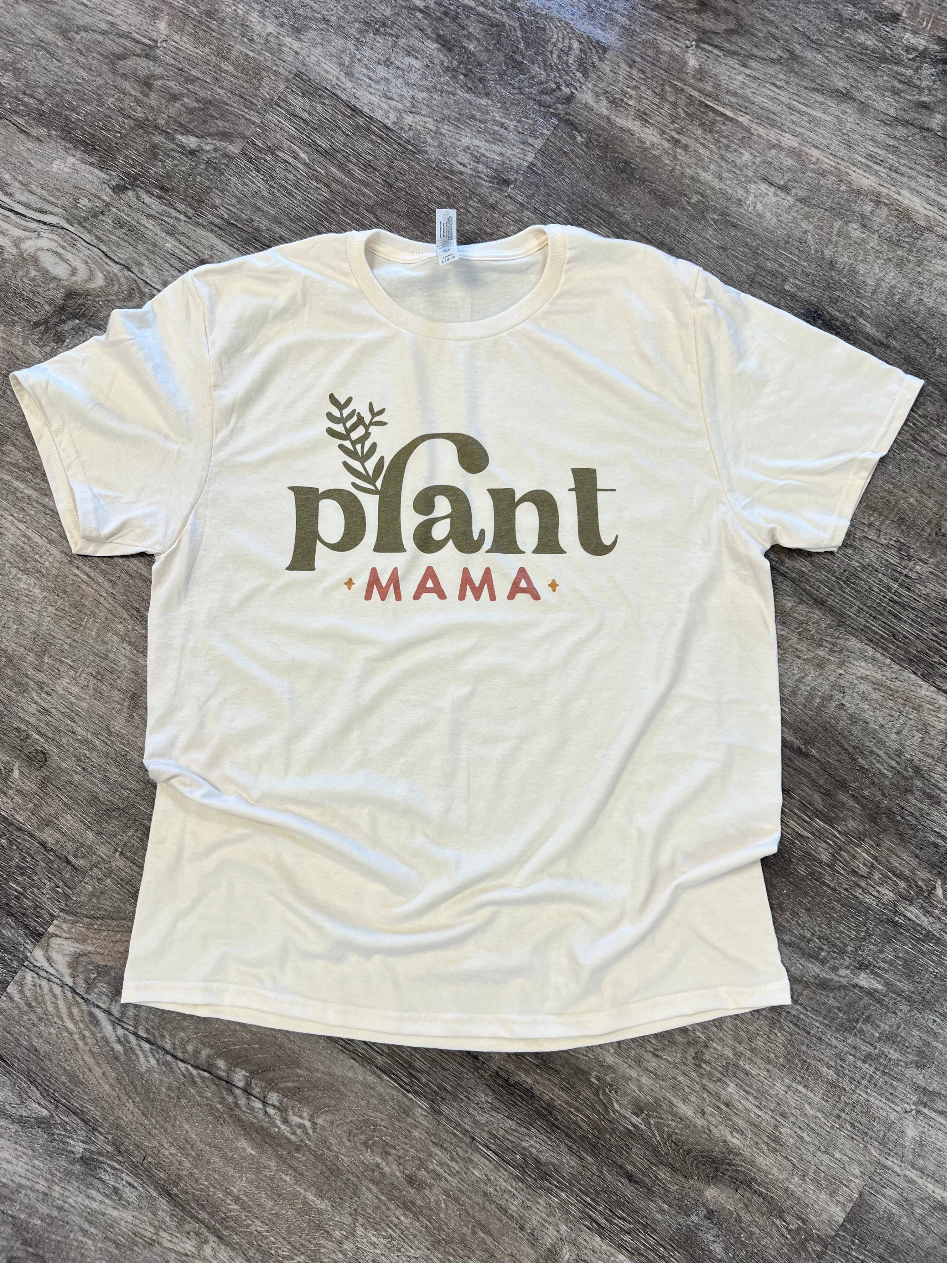 Plant Mama On Cream - Adult & Kids T-Shirts, Sweatshirts & Hoodies apparel design preview 1