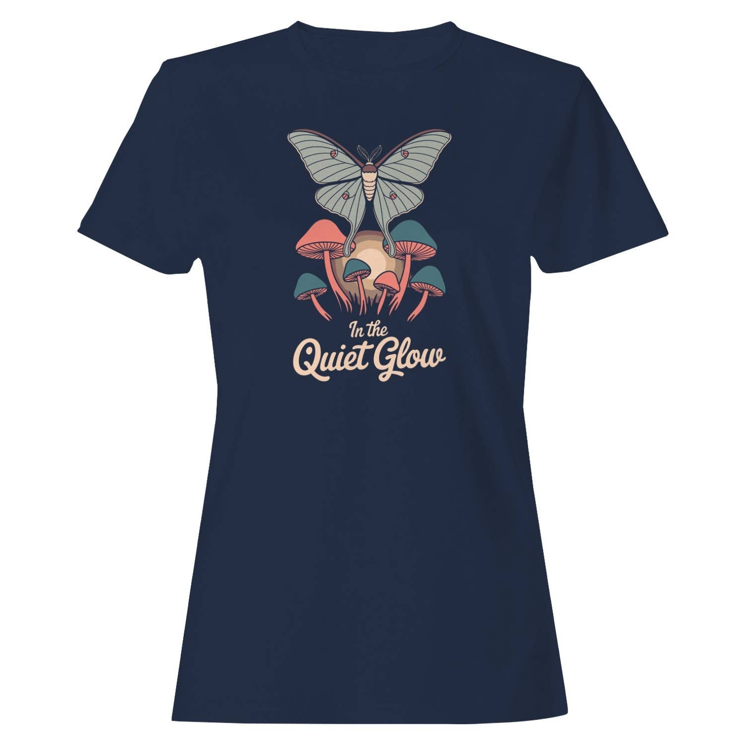 Moth and Mushrooms Women's - Adult & Kids T-Shirts, Sweatshirts & Hoodies apparel design preview 1