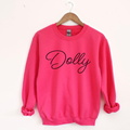 Dolly Hot Pink Crewneck - Adult & Kids T-Shirts, Sweatshirts & Hoodies apparel design preview 1