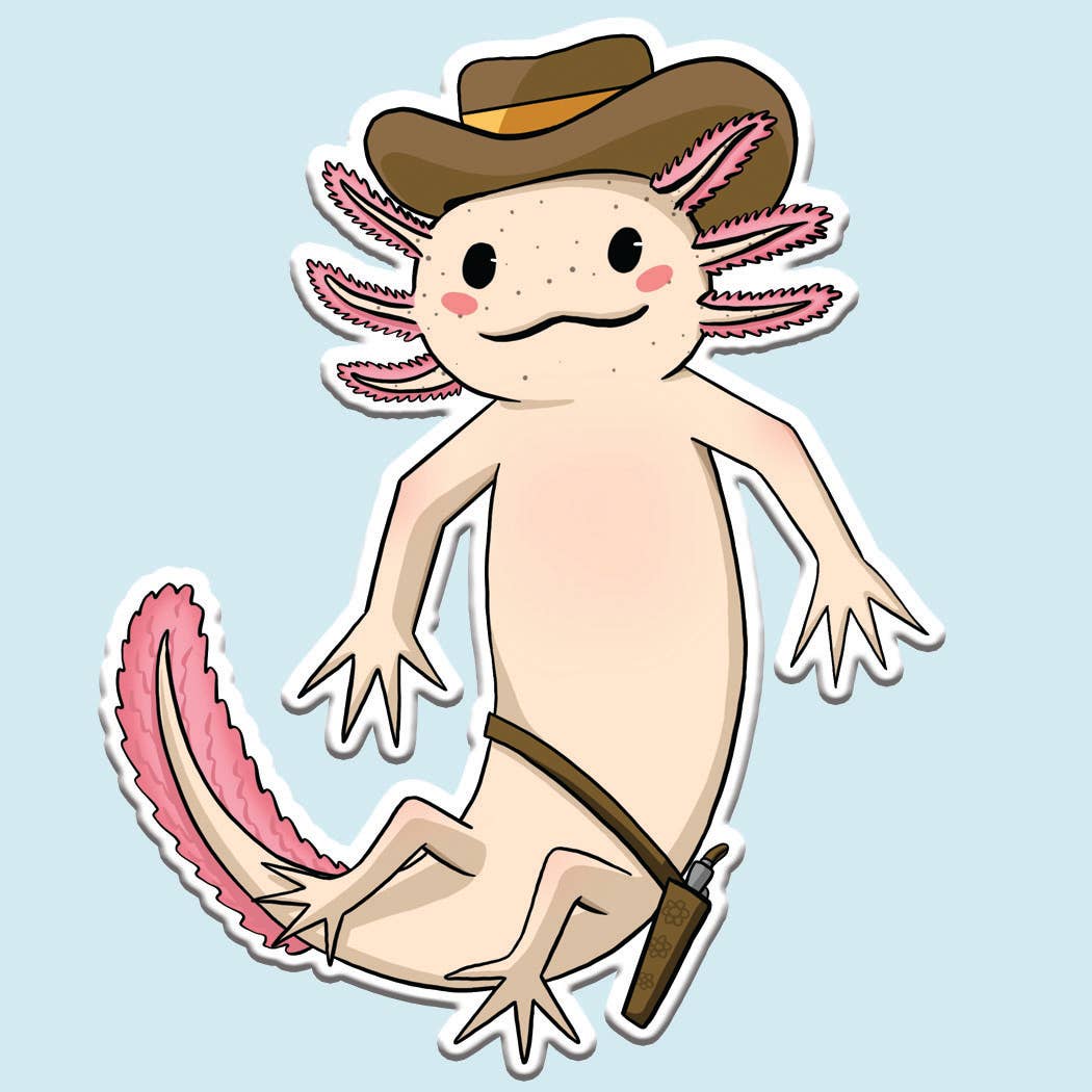 Aoxlotl Sticker Decal - Adult & Kids T-Shirts, Sweatshirts & Hoodies apparel design preview 1