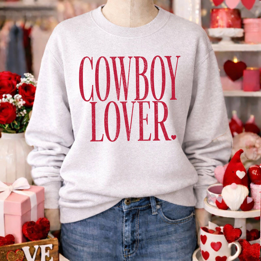 Cowboy Lover Valentine'S Day Gildan Brand - Adult & Kids T-Shirts, Sweatshirts & Hoodies apparel design preview 1