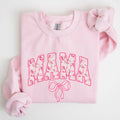 Mama, Coquette, Pink Bows, Trend, Soft Girl Era - Adult & Kids T-Shirts, Sweatshirts & Hoodies apparel design preview 1