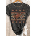 Cowgirl On Horse Mineral Wash - Adult & Kids T-Shirts, Sweatshirts & Hoodies apparel design preview 1