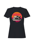Retro Sunset Tortoise Art Women's - Adult & Kids T-Shirts, Sweatshirts & Hoodies apparel design preview 1